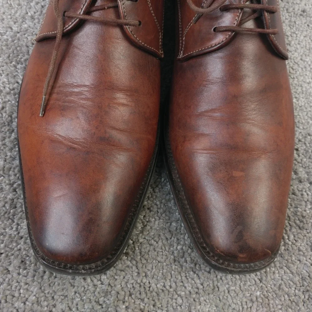 To Boot New York Adam Derrick Mens Size 8 Shoes Brown Leather Lace Up Oxford